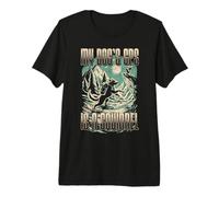 My Dogs GPS is A Squirrel Funny Hiking Camping Dog Lover Premium T-Shirt