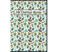 My Doodle Book robots ninjas - Thick Notebook School Exercise Book Sketchbook Journal Drawing Pad Colouring Book Bullet Planner: A4 dot grid, dotted ... sketching, writing, drawing, colouring)