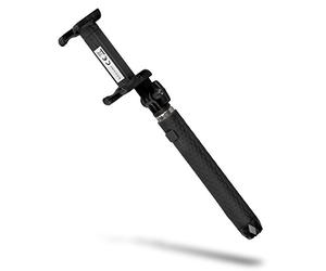 My Doodles Bluetooth Pocket Selfie Stick with Mirror - Black