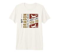 My Dragon Tilts It´s Head Just Like You Do Bearded Dragon Premium T-Shirt