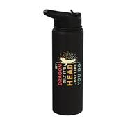 My Dragon Tilts It´s Head Just Like You Do Bearded Dragon Stainless Steel Insulated Water Bottle