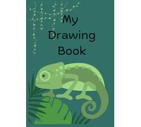 My Drawing Book: Blank paper a5 chameleon kids sketchbook