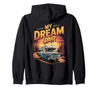 My Dream Car Outdoor Mountain Road Trips Van Motorhome RV Zip Hoodie