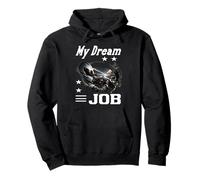 MY DREAM JOB dreaming to be racing driver race drivers fans Pullover Hoodie