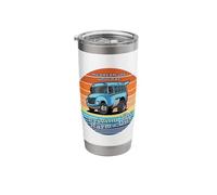 My Dream Job Would Be Driving The Karma Bus Funny Bus Driver Stainless Steel Insulated Tumbler