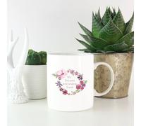 My Dreams And Wishes Fund Floral Ring Mug