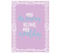 “My Dreams Become My Reality” Manifestation Notebook - 100-Page Lined Journal for Goal Setting, Intentional Living & Daily Affirmations