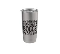 My Drinking Team Has A Bocce Problem Jack Bocci Game Bocce Stainless Steel Insulated Tumbler