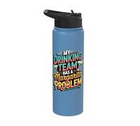 My Drinking Team Has A Margarita Problem Stainless Steel Insulated Water Bottle