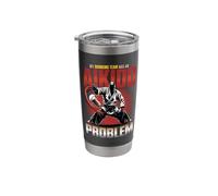 My Drinking Team Has an Aikido Problem Humor Stainless Steel Insulated Tumbler