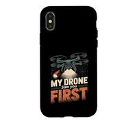 My Drone Saw You First Funny Drone Pilot Case for iPhone X/XS