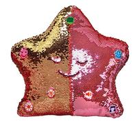 My Dua Pillow - Star Light & Sound Sequin - Rose & Gold, 5 Buttons, Tajweed