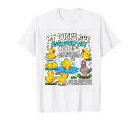 My Ducks are Absolutely Bird Not in A Row Funny Pigeon T-Shirt