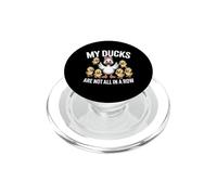 My Ducks Are Not All In A Row Cute Duck Family Tee PopSockets PopGrip for MagSafe