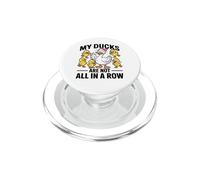 My Ducks Are Not All in A Row Tee Cute Mama Duck Design PopSockets PopGrip for MagSafe