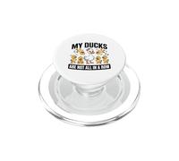 My Ducks are Not in A Row Mama Duck with Ducklings Tee PopSockets PopGrip for MagSafe