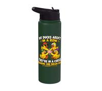 My Ducks Aren’t in a Row They’re in a Circle Sharing One Stainless Steel Insulated Water Bottle