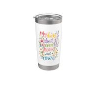 My Ducks Dont Even Know What A Row is Funny Animal Lover Stainless Steel Insulated Tumbler