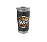 My Ducks Don't Even Know What Rows are Chaos |- Stainless Steel Insulated Tumbler