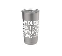 My Ducks Don't Even Know What Rows are Chaos ||- Stainless Steel Insulated Tumbler