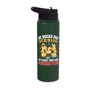 My Ducks May Not Be in A Row But Stainless Steel Insulated Water Bottle