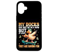 My Ducks Not in a Row - Quirky Life Chaos design Case for iPhone 16 Plus