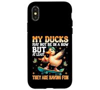 My Ducks Not in a Row - Quirky Life Chaos design Case for iPhone X/XS