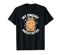 My Dwarf Rabbit Meditates Cute Funny Bunny T-Shirt