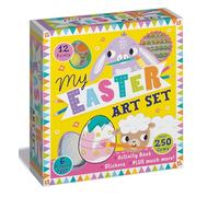 My Easter Art Set - Children’s Activity Set with Paints, Stickers and Plaster Eggs