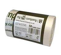 My Eco Company 10L X 50 Compostable Kitchen Food Waste Bin Bags Caddy Liners (10 Litre)