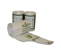 My Eco Company 7L / 8L X 150 Tie Top Compostable Kitchen Food Waste Bin Bags Caddy Liners (7 Litre / 8 Litre)