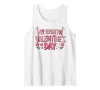 My Eighth Valentine Day Happy Couple 8th Lovers Celebration Tank Top