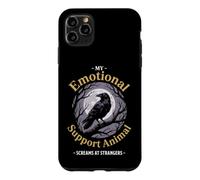 My Emotional Support Animal... Funny Crow Birds Raven Gothic Case for iPhone 11 Pro Max