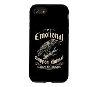 My Emotional Support Animal... Funny Crow Birds Raven Gothic Case for iPhone SE (2020) / 7/8