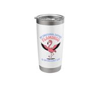 My Emotional Support Flamingo is On His Last Broken Leg Stainless Steel Insulated Tumbler