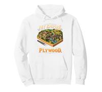 My Empire Fits on Plywood Model Railroad Hobby Pullover Hoodie