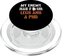 My Enemy Has Four Legs And A PHD Coyote Hunting PopSockets PopGrip for MagSafe
