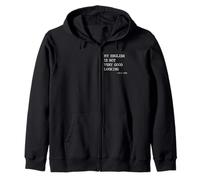 My english is not very good looking Zip Hoodie