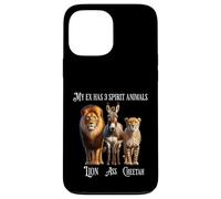 My Ex Has 3 Spirit Animals - Lion, Ass, Cheetah, Evil Ex Case for iPhone 13 Pro Max