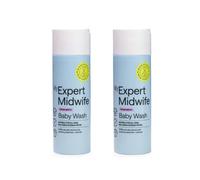 My Expert Midwife Baby Cleansing Wash, Newborn Bath & Body Wash, Sensitive Skin + Fragrance Free, Dematalogically Tested, Pack of 2