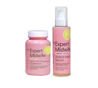 My Expert Midwife First Trimester Duo, All in One Pregnancy Supplements and Stretch Mark Serum, Support for the Early Days of Pregnancy