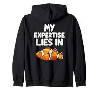 My Expertise Lies in Clownfish Anemonefish Pacific Ocean Zip Hoodie