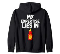 My Expertise Lies in Tomato Ketchup Classic Sweet Tangy Yum Zip Hoodie