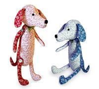 My Fabric Heaven Sausage Dog Sewing PATTERN. 30 cm Dainty Dachshund Keepsake Memory Dog Stuffed Soft Toy Photo-Tutorial Instructions, Free Post.