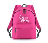 My Face is Up Here Funny Backpack Rucksack 18L Bag - 42 x 31 x 21cm