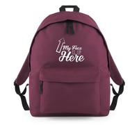 My Face is Up Here Funny Backpack Rucksack 18L Bag - 42 x 31 x 21cm