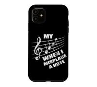 My Face When I Misplace A Note Funny Musician Musical Note Case for iPhone 11