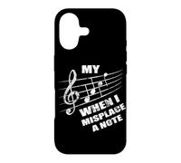 My Face When I Misplace A Note Funny Musician Musical Note Case for iPhone 17
