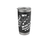 My Face When I Misplace A Note Funny Musician Musical Note Stainless Steel Insulated Tumbler