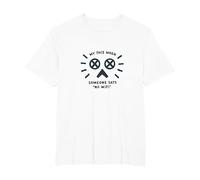 My Face When Someone Says No WiFi Funny Tech Humor T-Shirt, Men's Big and Tall, White, 4X Tall